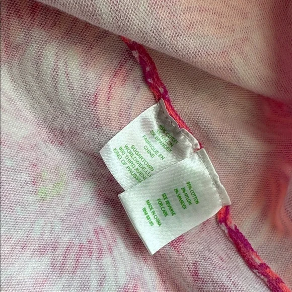Lilly Pulitzer Adelaide Sweater Pink Green Floral Sweater - Picture 4 of 5